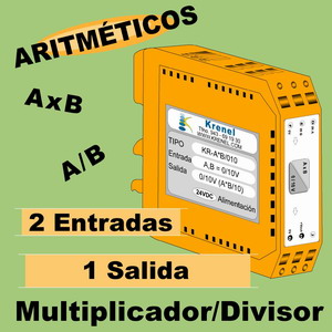 12b- Convertidor Aritmético. Multiplicador y Divisor de señales 0-10V